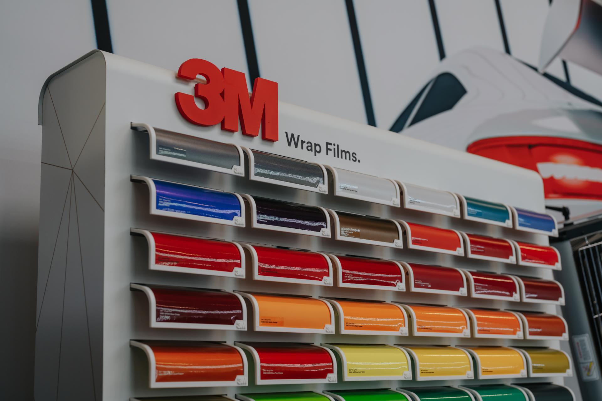 3M wrap folies kleuren staal overzicht